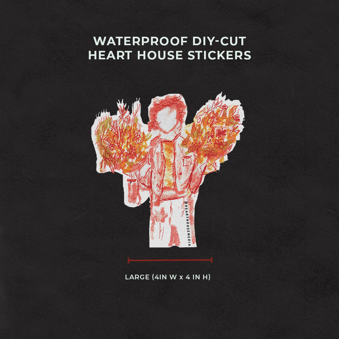 FLOWER DELIVERY STICKER