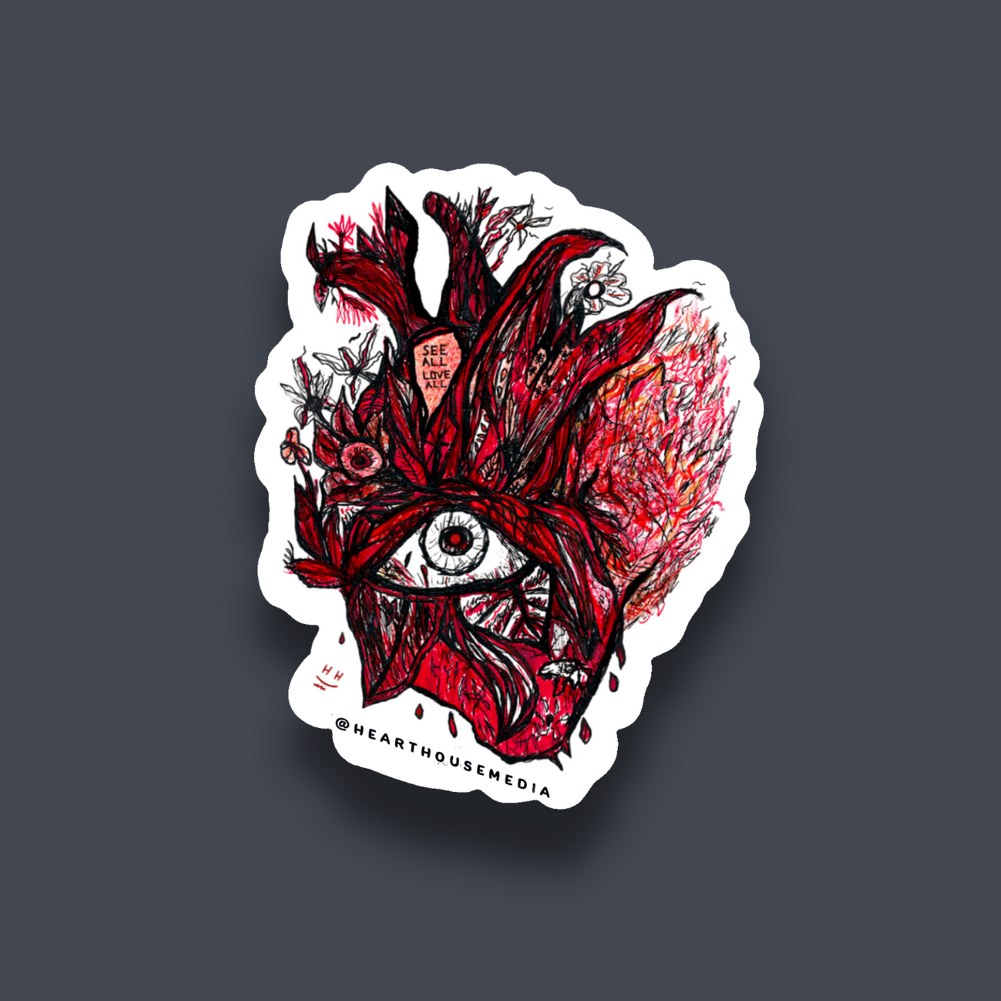 SEE ALL LOVE ALL STICKER